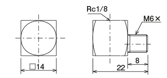 SC &middot; EC &middot; TC Type (connector)
 Dimensions