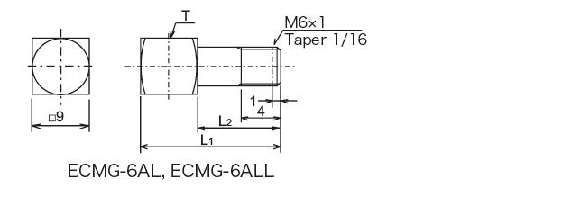 SC · EC · TC type (connector)
Dimensions