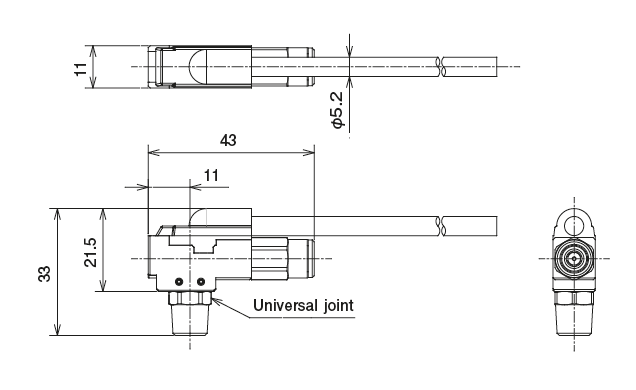 EPM (End Point Monitor) Dimensional Drawing
