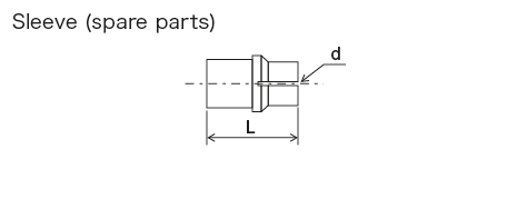 High pressure fitting (for Steel Tube)
 Dimensions
