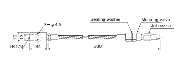 FDM type(PMtypePump専用部品）
 Dimensional Drawing