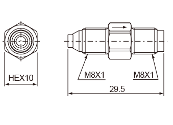 HJB type(Flow unit）

 Dimensional Drawing