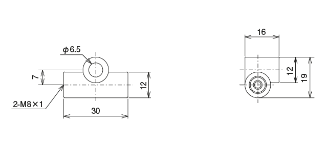 PJ type junction
Dimensional Drawing