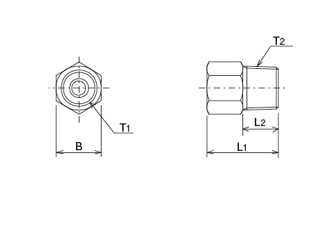 SA&thinsp;Type (adapter)
 Dimensions
