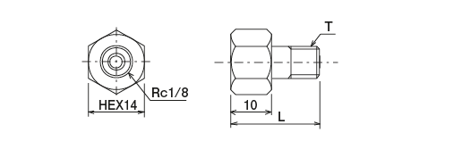 SC &middot; EC &middot; TC Type (connector)
 Dimensions