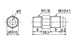 SC &middot; EC &middot; TC Type (connector)
 Dimensions