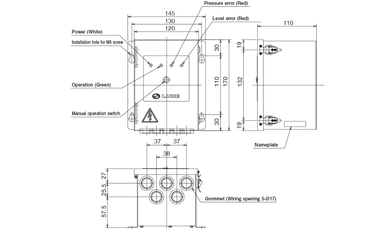 Controller Dimensions