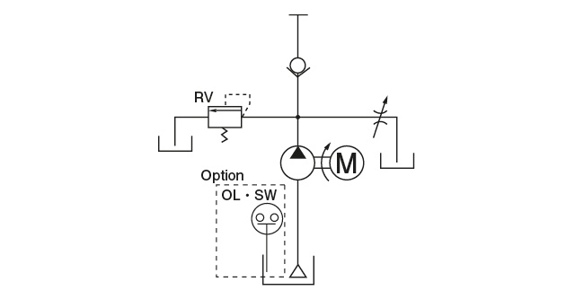 Motor driven continuous gear pump ACM-II&middot;AMI-300&middot;AMI-1000
Wiring digram