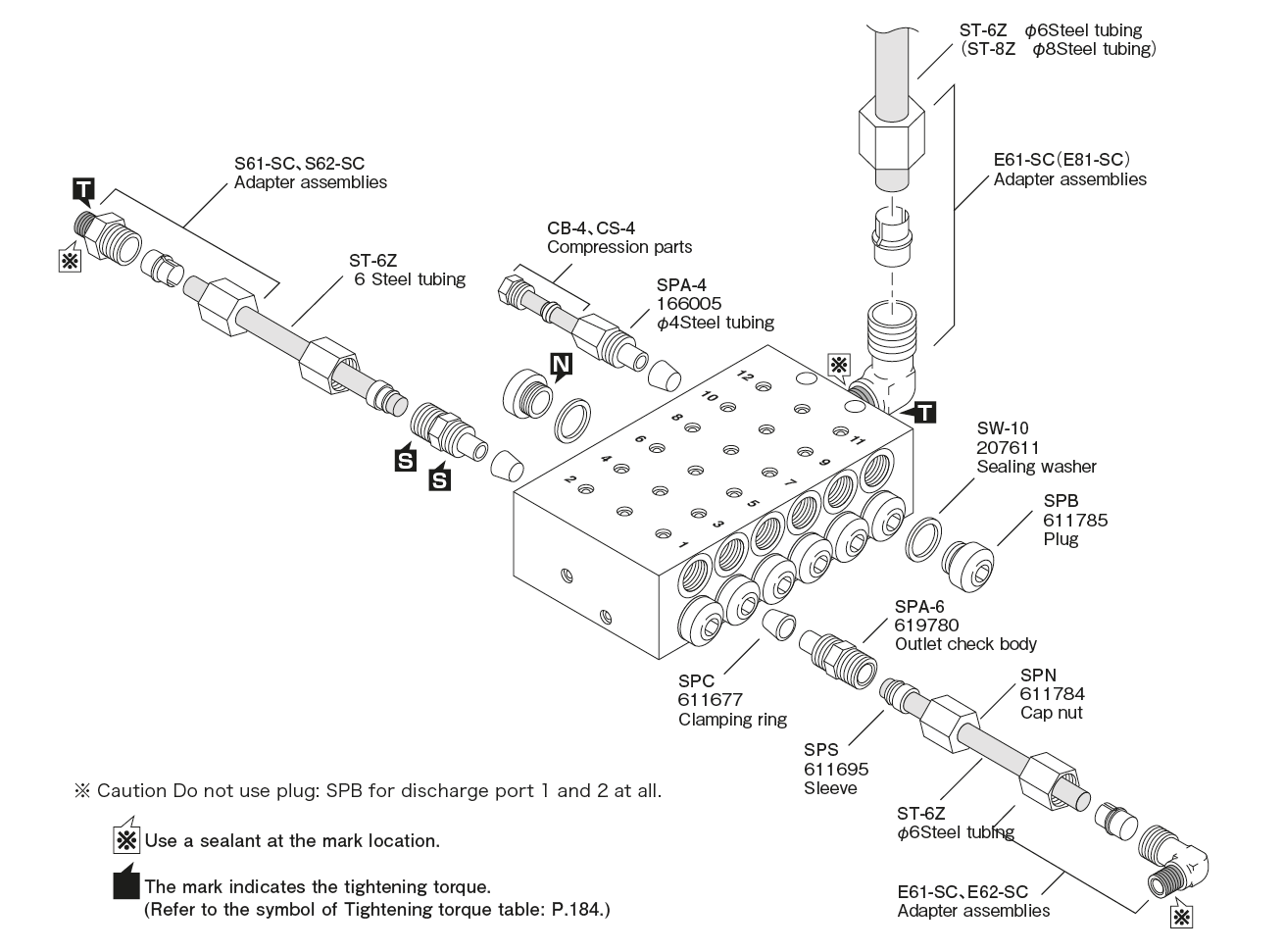 Piping layout diagram